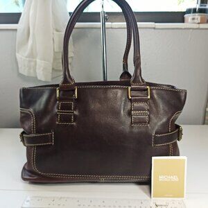 Michael Kors Brookville Medium Brown Gold